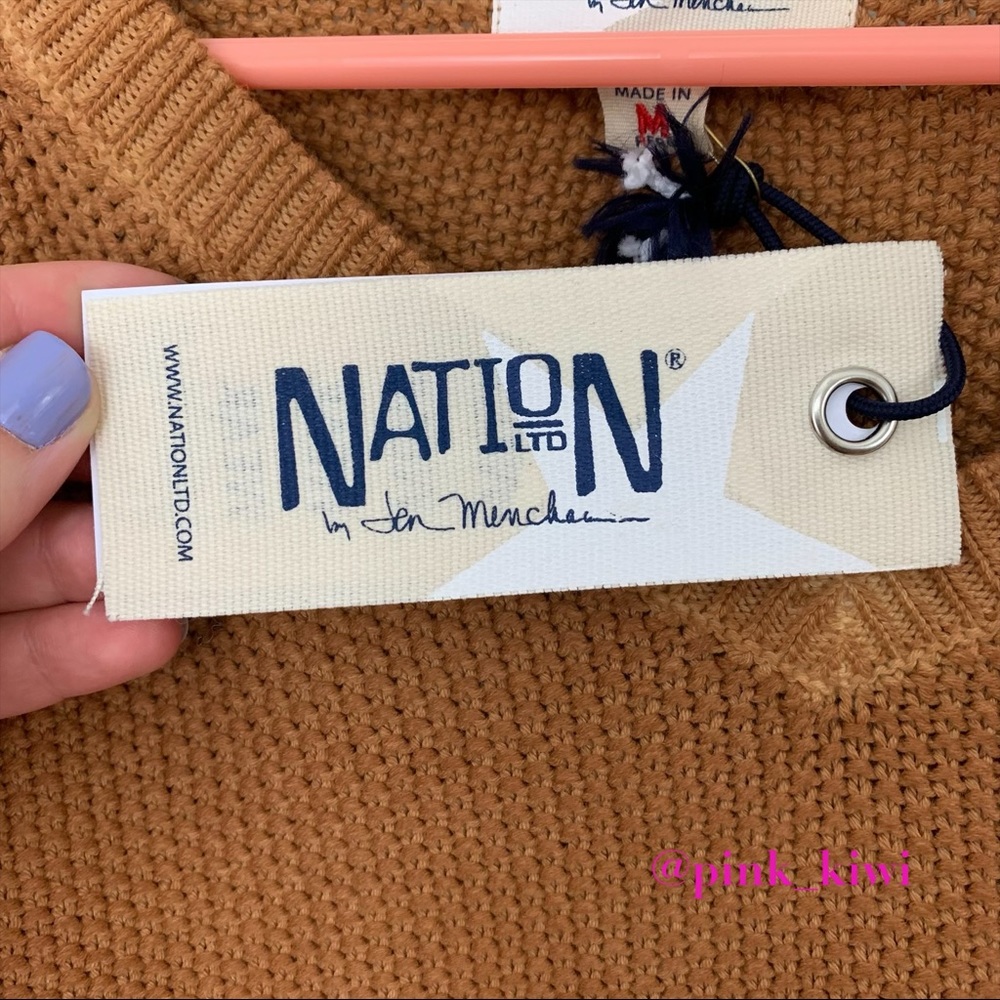 Nation LTD Park Slope V-Neck Sweater - Picture 9 of 12